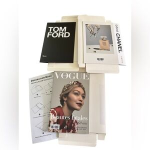 3Pc Decorative Fashion Book Covers Modern Room Decor Coffee Table Book 10X6.5